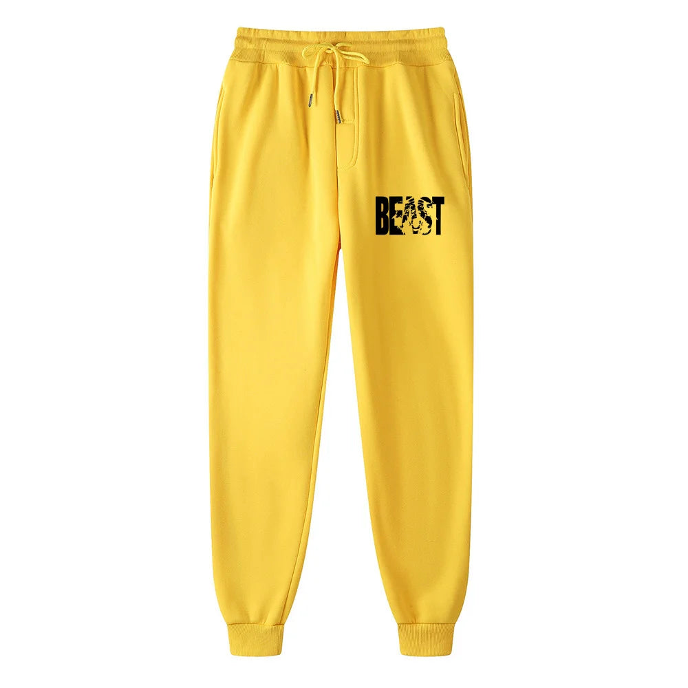 Jogging Pants Men Soft Bodybuilding Joggers