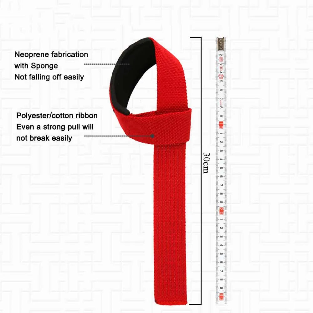 Weightlifting Wrist Straps Strength Training Adjustable