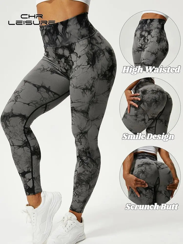 High Waist Leggings Stretch Athletic Women Sexy Pants Casual Seamless Gym Knitting Leggings Femme