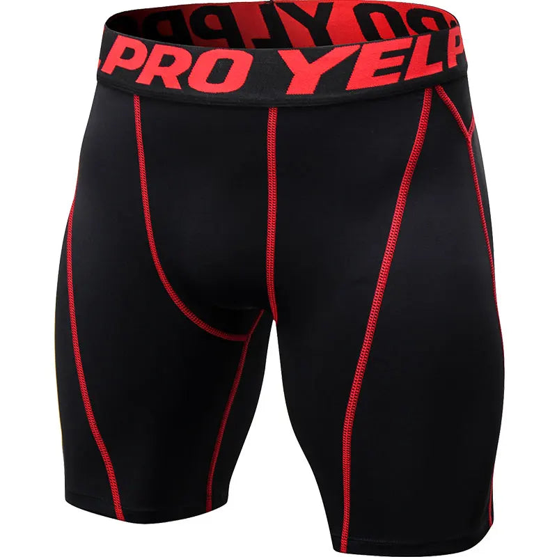 Men Fitness Compression Shorts Running Training Sport