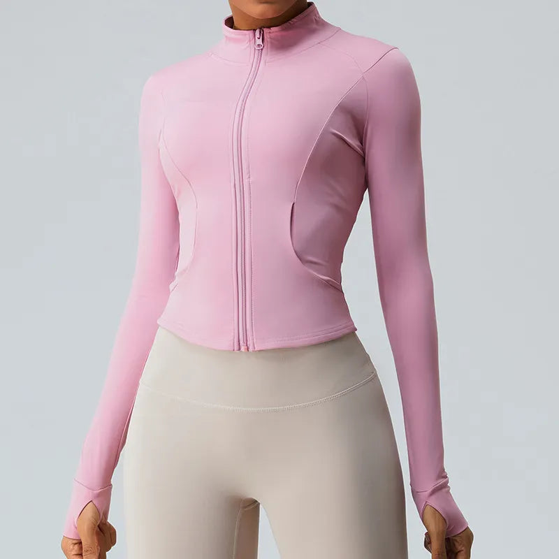 Women's Long Sleeves Sports Running Shirt Breathable