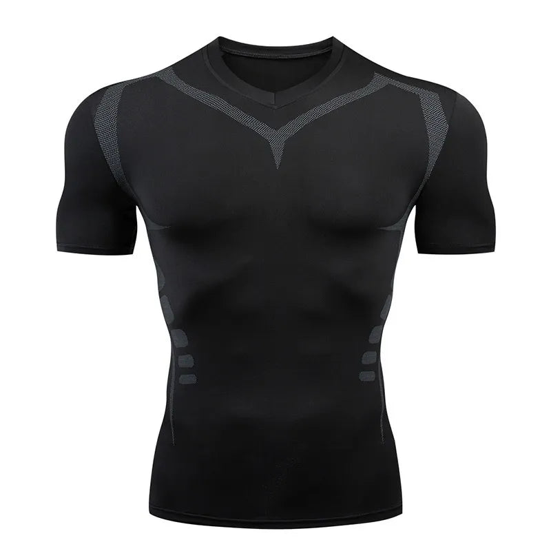 Sport T Shirt Men Quick Dry Short Sleeve Sport Tee Tops