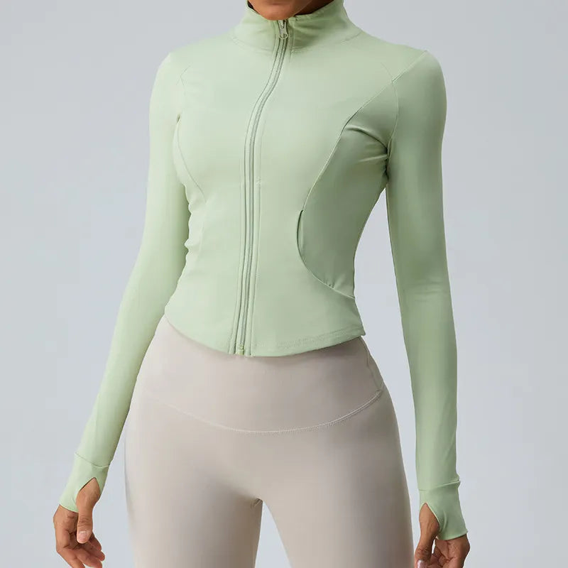 Women's Long Sleeves Sports Running Shirt Breathable