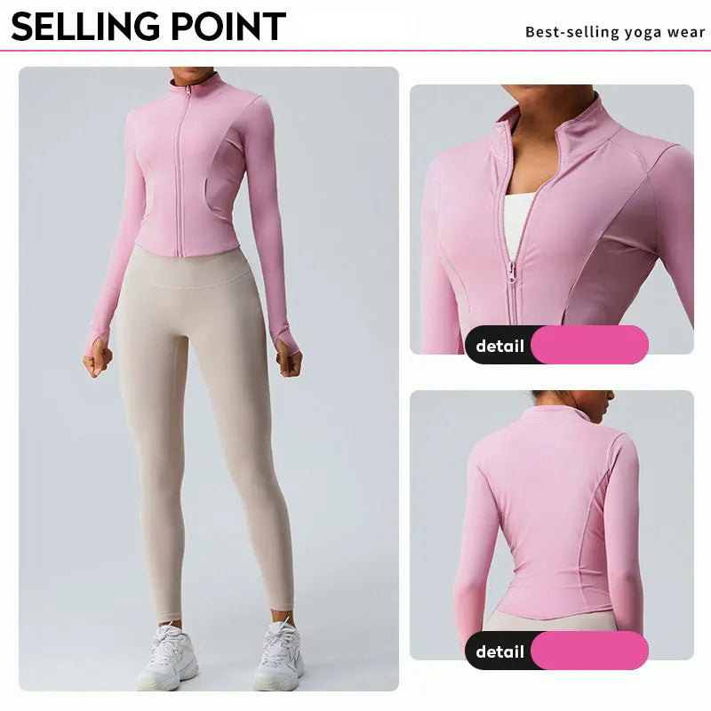 Women's Long Sleeves Sports Running Shirt Breathable