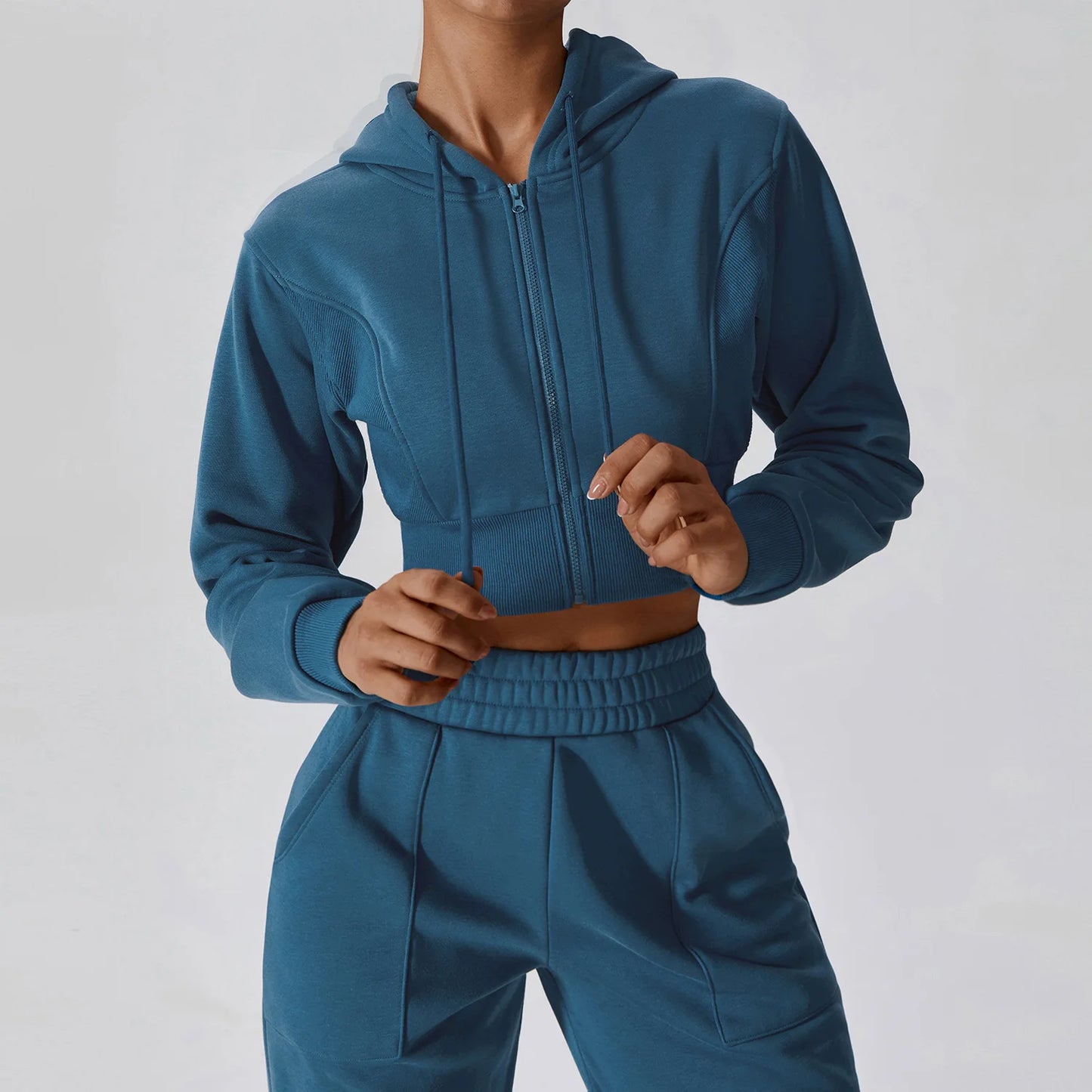 Casual Loose Fitting Long Sleeved Sweater Jacket Women's