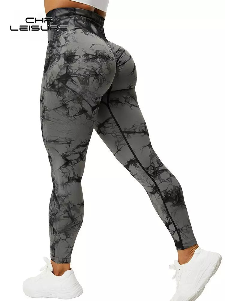 High Waist Leggings Stretch Athletic Women Sexy Pants Casual Seamless Gym Knitting Leggings Femme