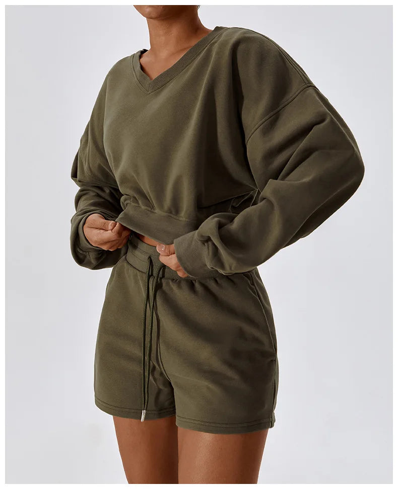 Women Hoody T-shirt Yoga Hoodies Running Coats Fitness