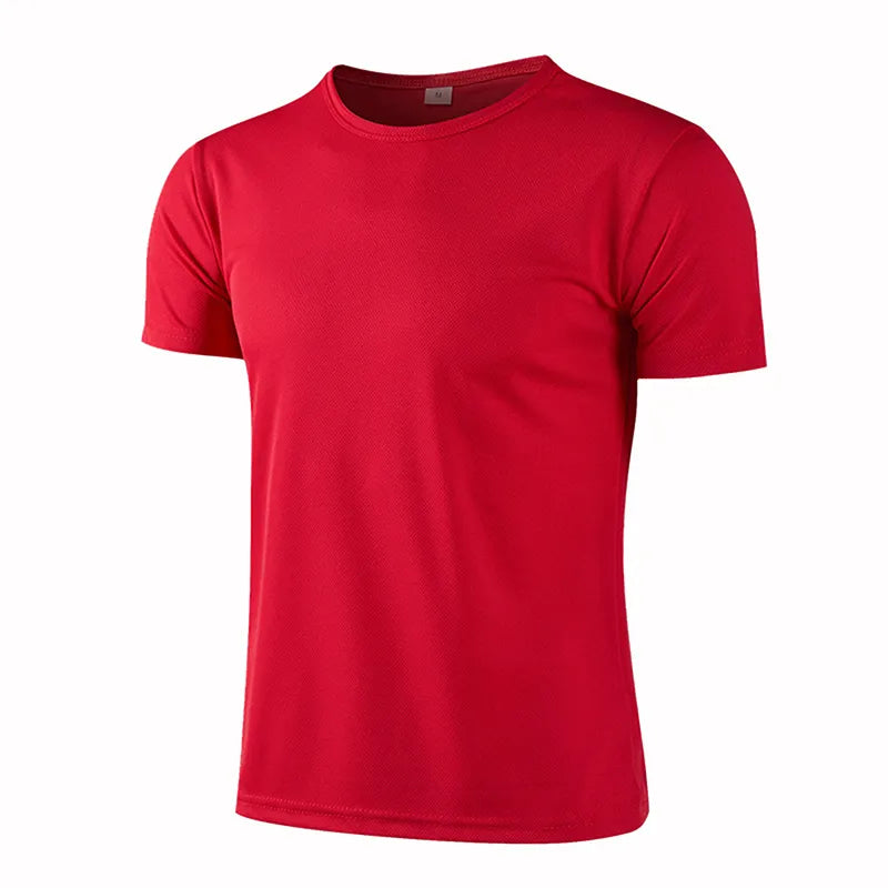 Quick-drying Round Neck Sport T-shirt Gym Jerseys Fitness