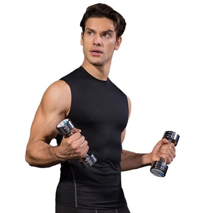 Men Compression Sport Skinny Vest Tight Tank Base