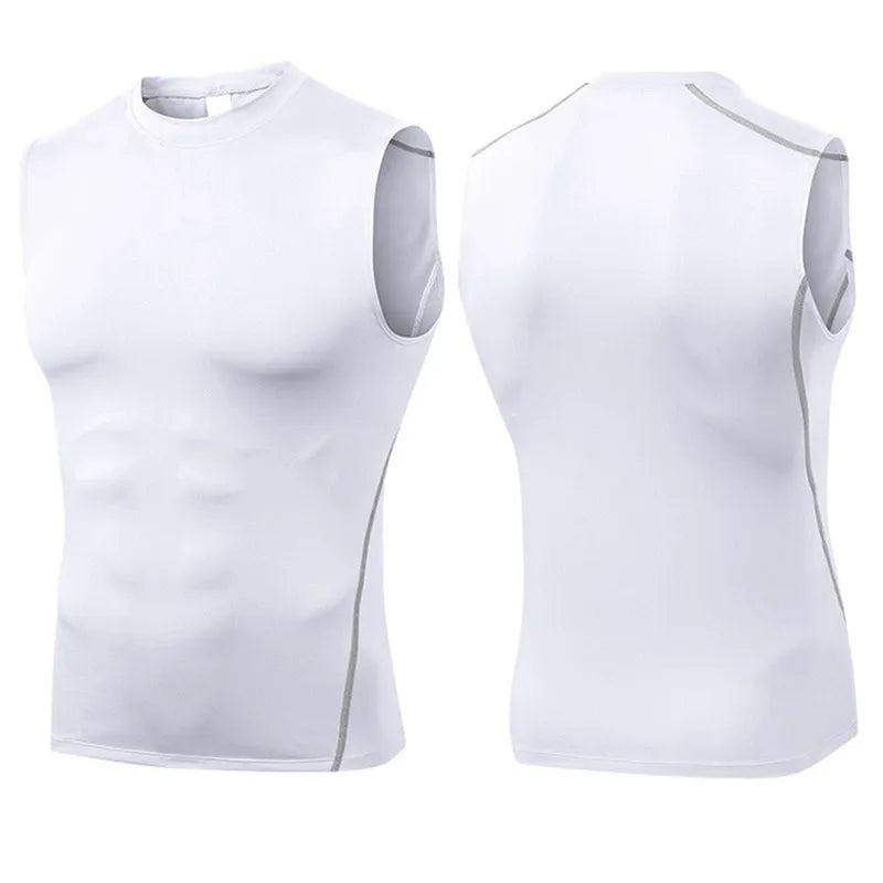 Men Compression Sport Skinny Vest Tight Tank Base