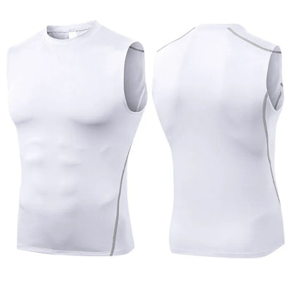 Men Compression Sport Skinny Vest Tight Tank Base