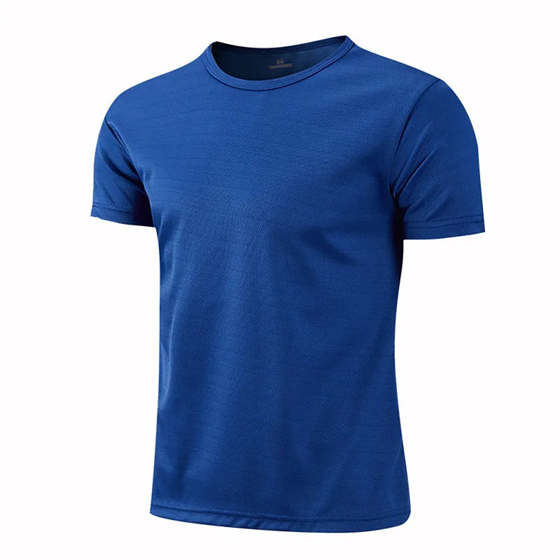 Quick-drying Round Neck Sport T-shirt Gym Jerseys Fitness