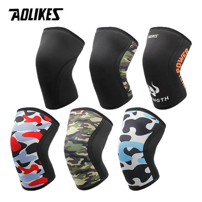 1 Pair 7mm Neoprene Sports Kneepads Compression