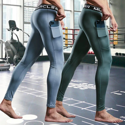 Gym Mens Fitness Running Sport Pants Athletics Tight