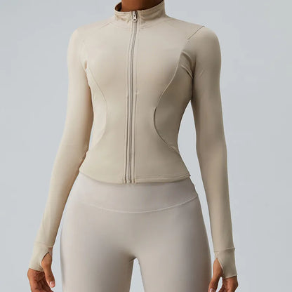 Women's Long Sleeves Sports Running Shirt Breathable