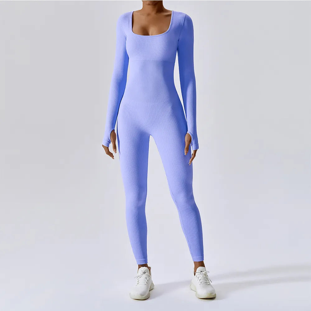 Seamless Yoga Suit Women's Bodysuit Spring Dance Fitness