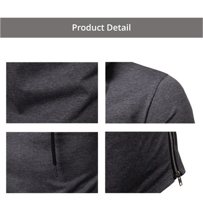 Men Athletic Hoodies Fashion Slim Fit Long Sleeve