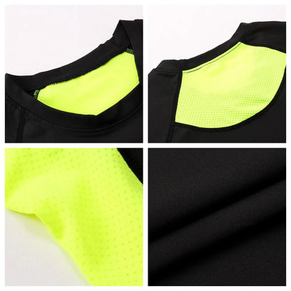 Men Short Sleeve Rash Guard Compression Shirts