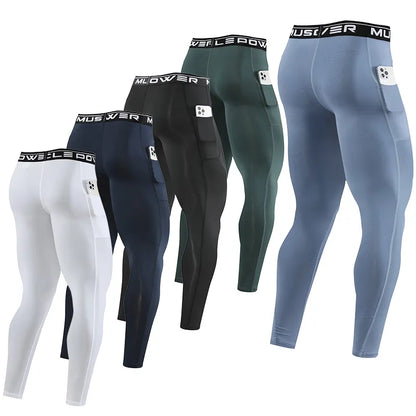 Gym Mens Fitness Running Sport Pants Athletics Tight