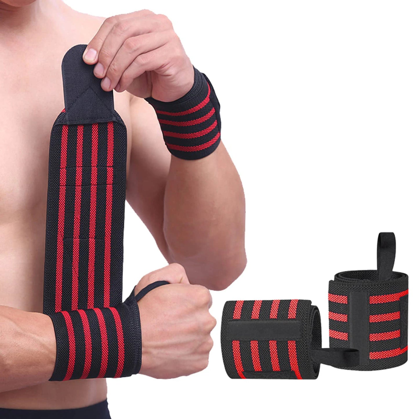 Fitness Wrist Wraps Weight Lifting Gym Wrist Straps