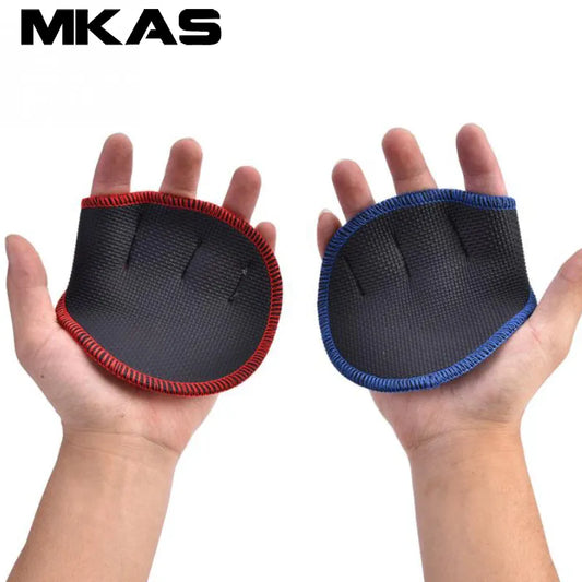 Hand Palm Protector Gym Fitness Gloves Half Finger Lifting Palm Dumbbell Grips Pads Weightlifting Training Glove Gym Workout