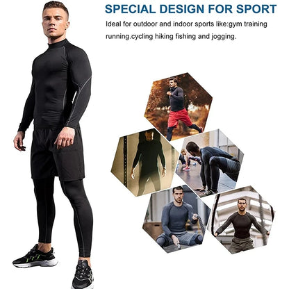 Men Bodybuilding Sport T-shirt Quick Dry Running